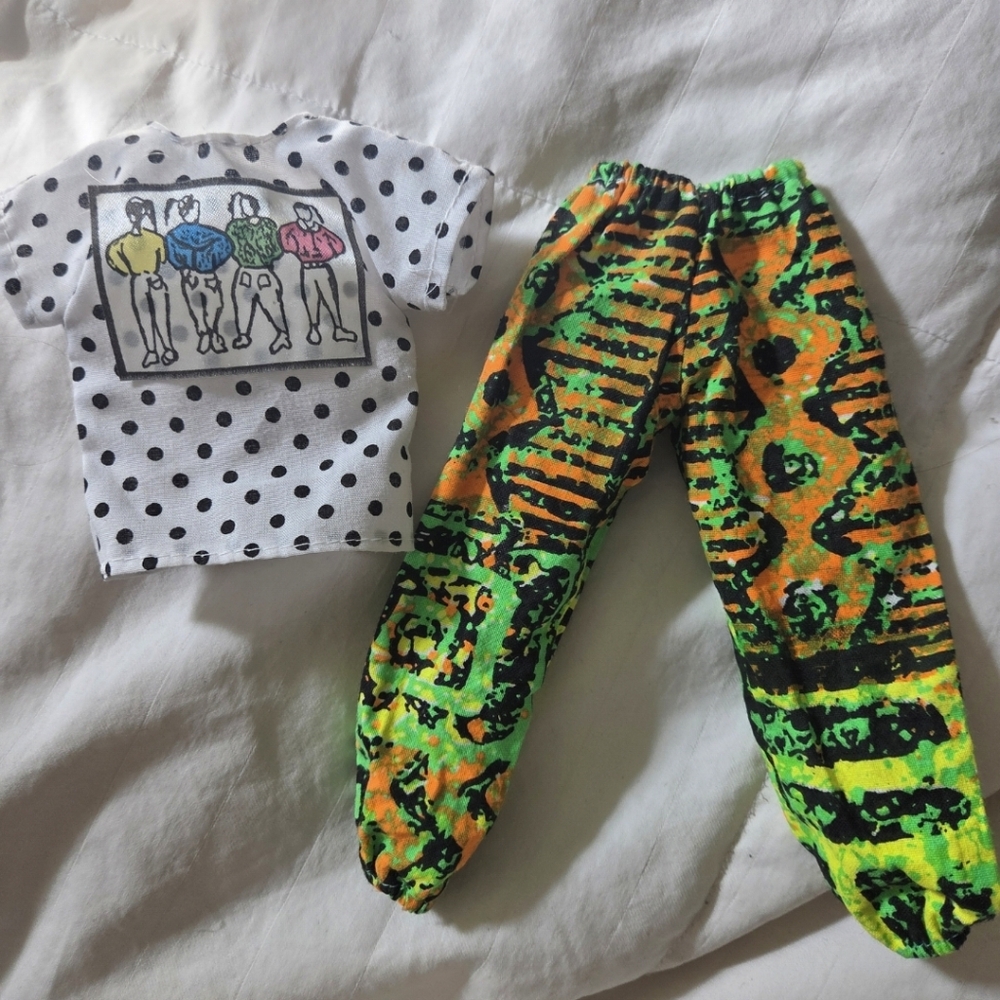 Retro 80s/90s Style Barbie Clothes